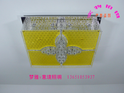 【現(xiàn)代水晶燈 溫馨臥室燈飾 客廳燈具 簡約吸頂燈 led時尚8292】價格,廠家,圖片,吸頂燈,梁麗萍-